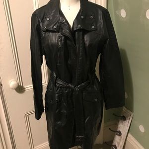 Kenneth Cole Black Leather Jacket  (1X)